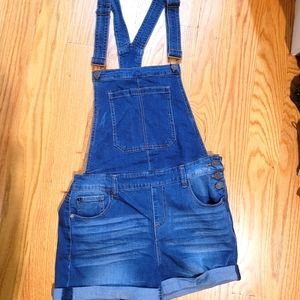 Lulu*s Enjean Fitted Shortalls Overalls - Size M